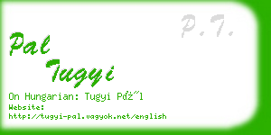 pal tugyi business card